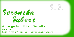 veronika hubert business card